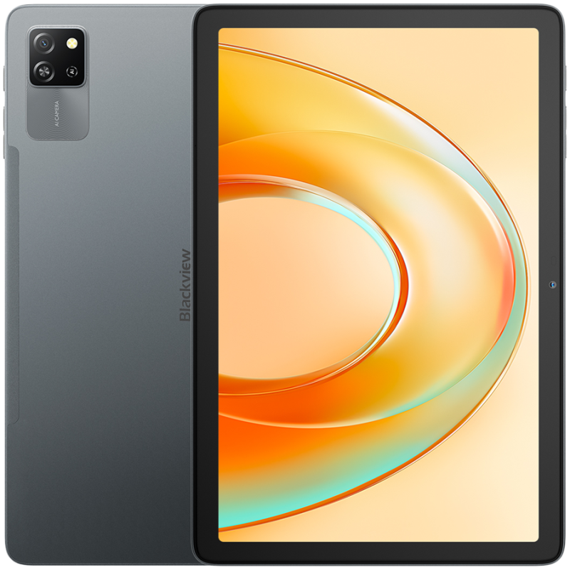 Blackview Tab 60 Pro SET LTE 10.1-inch HD+IPS 800x1280 60Hz 8GB/128GB, Cam Front 5MP Rear 8MP Battery 7700mAh + Charger USB Type-C Android 15 Volcano Grey 