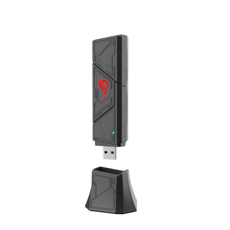 Adaptor Asus WiFi 7 tri-band BE6500, 6GHz banda4096-QAM suport, functionare multi link(MLO) 