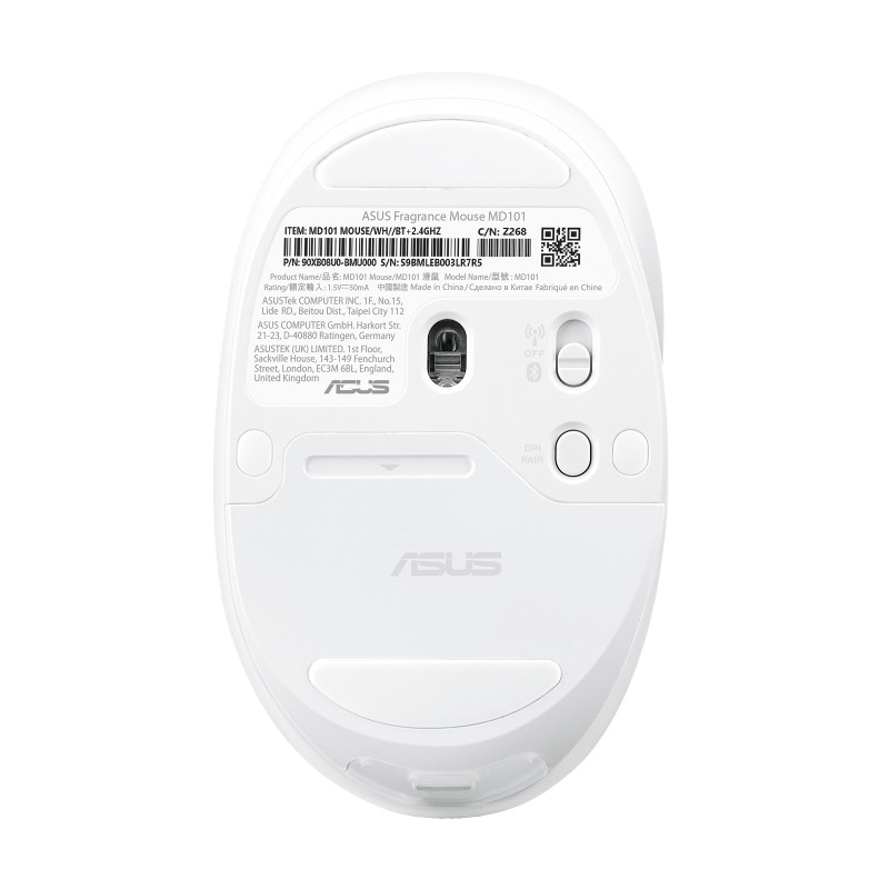 ASUS MD101 MOUSE WHITE 