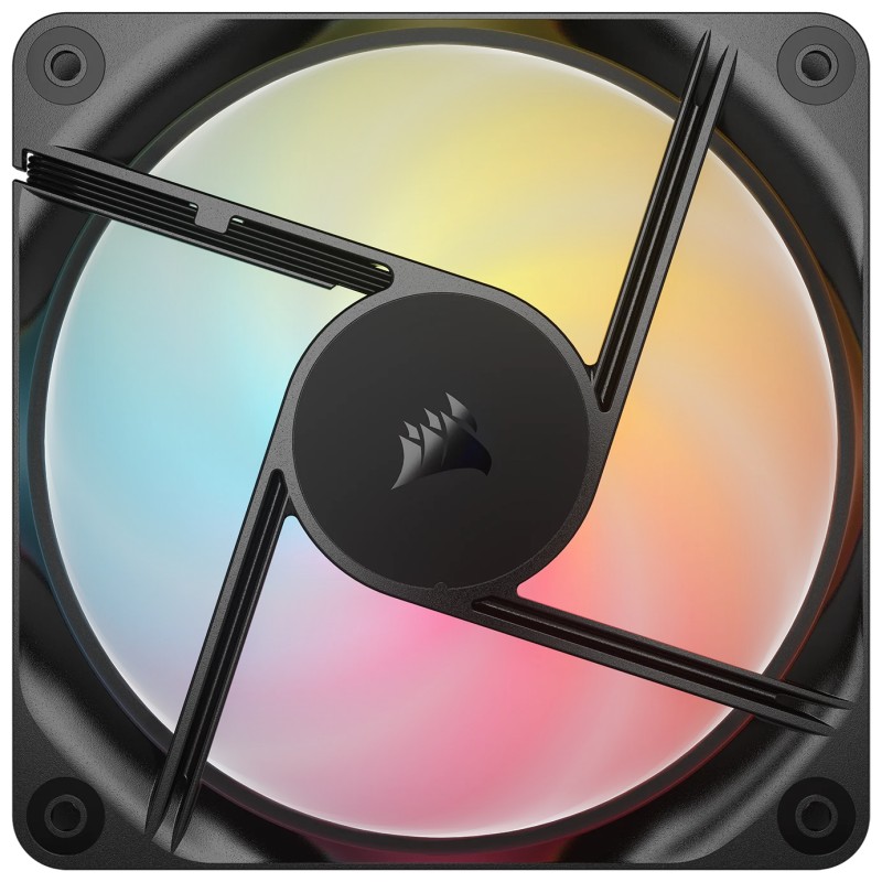 Ventilator Corsair RS Series RS120 Reverse ARGB, 3x 120mm, Negru 