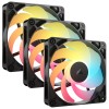 Ventilator Corsair RS Series RS120 Reverse ARGB, 3x 120mm, Negru 