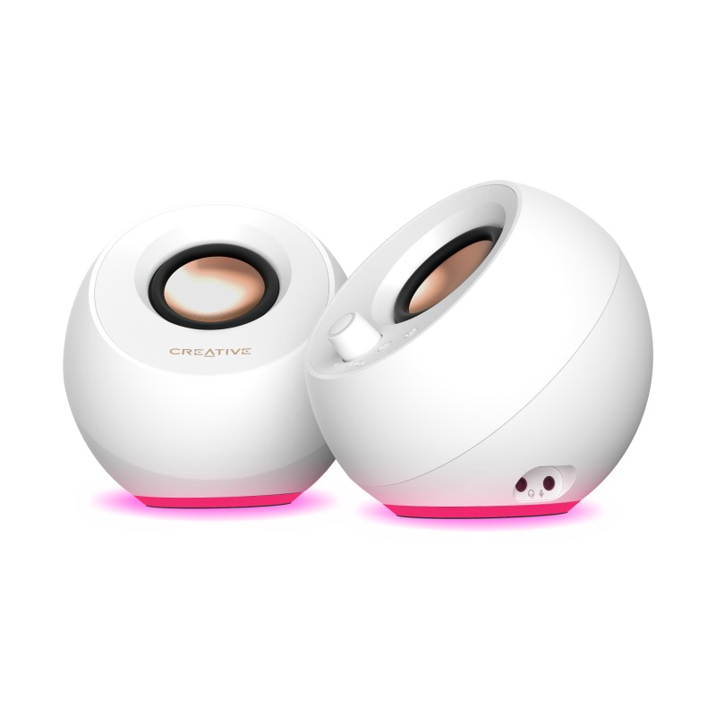 CREATIVE PEBBLE PRO 2.0 Speakers - white 