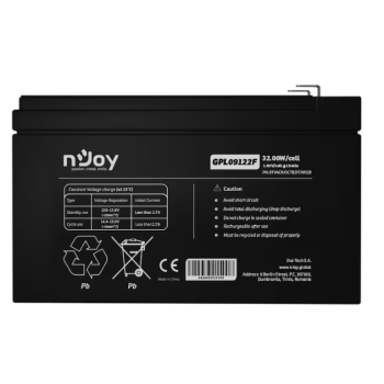 ACUMULATOR NJOY GPL09122F 12V 