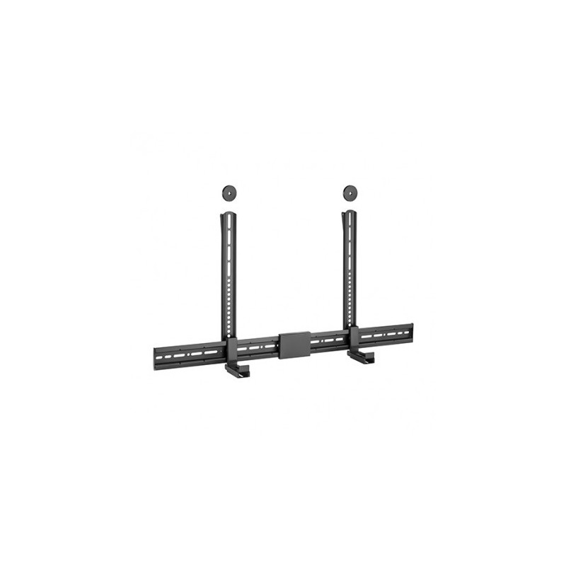 Suport universal pentru soundbar, reglabil latime si adancime, capacitate sustinere 15KG, Negru, Nexio 