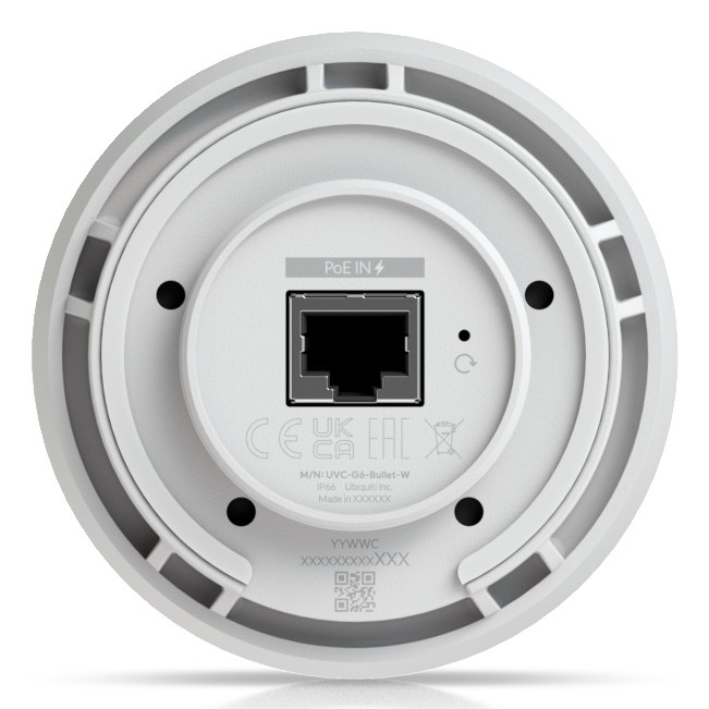 Ubiquiti UVC-G6-Bullet-W All-weather 4K PoE camera with a 1/1.8