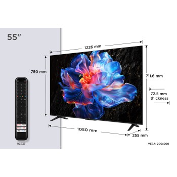 LED TV 4K 55(139 cm) TCL 55V6C 