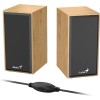 BOXE GENIUS 2.0, RMS: 6W (2 x 3W), USB power, pine wood, #SP-HF180
