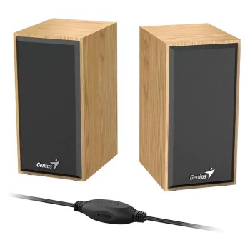 BOXE GENIUS 2.0, RMS: 6W (2 x 3W), USB power, pine wood, #SP-HF180