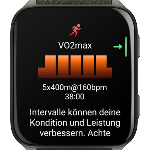 Smartwatch Venu X1 Moss with Titanium Caseback and Moss ComfortFit Nylon Band 