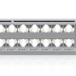 Ubiquiti Layer 3 Etherlighting USW-Pro-XG-48-PoE-EU  (32) 10 GbE, (16) 2.5 GbE PoE, and (4) 25G SFP28 ports 