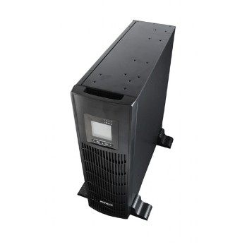 UPS GEMBIRD Line Int. cu sin. pura, cu management, Rack 3U, LCD, 3000VA/2400W, AVR, 1x Schuko + 6x IEC, baterie 4x 12V/9Ah, incarcare pana la 12h, USB, 2x RJ11, slot SNMP, ext. bat., 