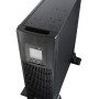 UPS GEMBIRD Line Int. cu sin. pura, cu management, Rack 3U, LCD, 3000VA/2400W, AVR, 1x Schuko + 6x IEC, baterie 4x 12V/9Ah, incarcare pana la 12h, USB, 2x RJ11, slot SNMP, ext. bat., 