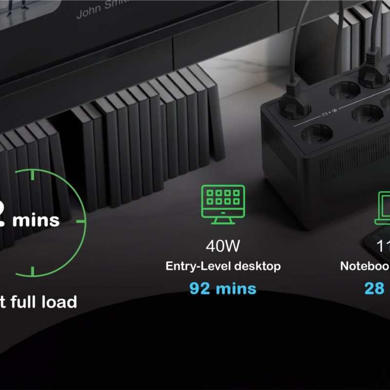 APC Back-UPS 1050VA 8 schuko outlets  