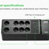APC Back-UPS 1050VA 8 schuko outlets  