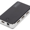 Digitus 7-Port USB 2.0 Hub Active/bk 