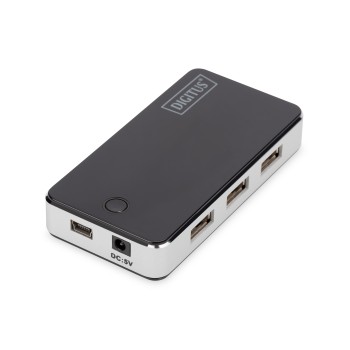 Digitus 7-Port USB 2.0 Hub Active/bk 