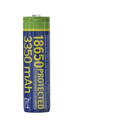 ACUMULATOR GEMBIRD  18650, 3.7V NiMH  3350mAh, 1 buc., dedicate pt. lanterne si creion optic, 