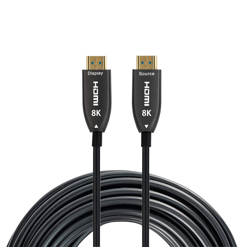 Cablu HDMI prin fibra optica, AOC, V2.1, tata-tata, 8K@60hz, HDCP 2.2, EDID, 10M - Nexio 