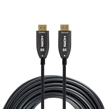 Cablu HDMI prin fibra optica, AOC, V2.1, tata-tata, 8K@60hz, HDCP 2.2, EDID, 15M - Nexio 
