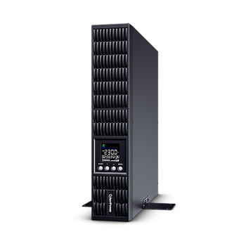 UPS CYBER POWER Online dubla conversie cu sin. pura, cu management, Rack 2U, LCD, 1000VA/900W, 8x IEC, baterie 2x 12V/9Ah, incarcare pana la 4h, USB, 2x RJ45, RS232, slot SNMP, APFC, LCD col, EPO, tehn. GreenP, 