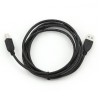 CABLU USB GEMBIRD pt. imprimanta, USB 2.0 (T) la USB 2.0 Type-B (T), 1.8m, conectori auriti, black, 