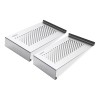 STAND PENTRU BOXE EDIFIER, dedicat pentru QR65/MR3/MR4, metalic, antiderapant, margine cauciuc pt. protectie, dim. 3.5x11.5x20cm, silver, 