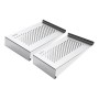 STAND PENTRU BOXE EDIFIER, dedicat pentru QR65/MR3/MR4, metalic, antiderapant, margine cauciuc pt. protectie, dim. 3.5x11.5x20cm, silver, 