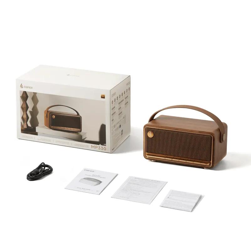 BOXE EDIFIER portabila bluetooth, RMS:  40W (11W + 11W + 18W), microSD, built-in Li-ion up to 19 hours, USB-C, brown, 