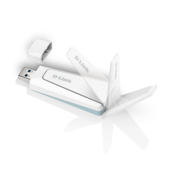 ADAPTOR RETEA D-LINK AX1800 Wi-Fi 6, extern wireless 2.4 GHz | 5 GHz, USB 3.0, port, 1800 Mbps, 1 x antena externa, 