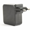 ALIMENTATOR Notebook Universal AC-DC, GEMBIRD, 60W - tensiuni 5V-20V DC la 4.5 A max, 1x USB-A + 1x USB Type-C, conectori M4/M5/M6/M7/M8/M12/M19/M20/M21/M28, cablu 1.5m, negru, 