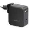 ALIMENTATOR Notebook Universal AC-DC, GEMBIRD, 60W - tensiuni 5V-20V DC la 4.5 A max, 1x USB-A + 1x USB Type-C, conectori M4/M5/M6/M7/M8/M12/M19/M20/M21/M28, cablu 1.5m, negru, 