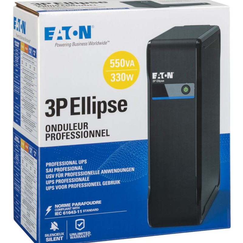 UPS TOWER 3P ELLIPSE 550VA/330W 3P550D EATON 