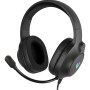 Casti cu fir Genesis Neon 213 RGB negru 