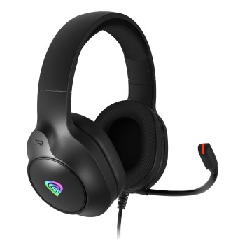 Casti cu fir Genesis Neon 213 RGB negru 