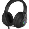 Casti cu fir Genesis Neon 213 RGB negru 