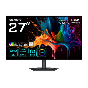 Gaming MO27Q28G 27 inch QHD WOLED 0.03 ms 280 Hz USB-C HDR G-Sync Compatible 
