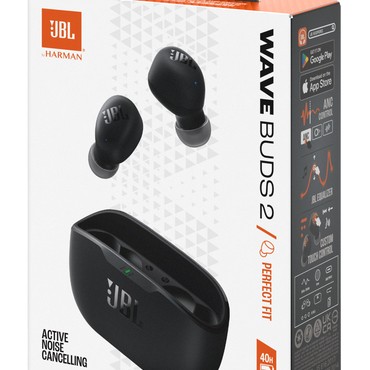Wave Buds 2, 10 ore,  Bluetooth 5.3, Negru 