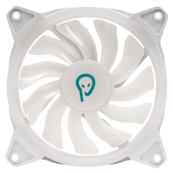 VENTILATOR SPACER PC 120x120x25 mm ARGB light diferite setari ale jocului de culori, posibilitate conectare fan hub, Hydraulic Bearing, conector 3/4-pin, white, 