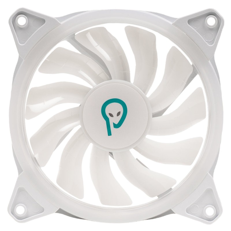 VENTILATOR SPACER PC 120x120x25 mm ARGB light diferite setari ale jocului de culori, posibilitate conectare fan hub, Hydraulic Bearing, conector 3/4-pin, white, 