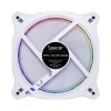 VENTILATOR SPACER PC 120x120x25 mm ARGB light diferite setari ale jocului de culori, posibilitate conectare fan hub, Hydraulic Bearing, conector 3/4-pin, white, 
