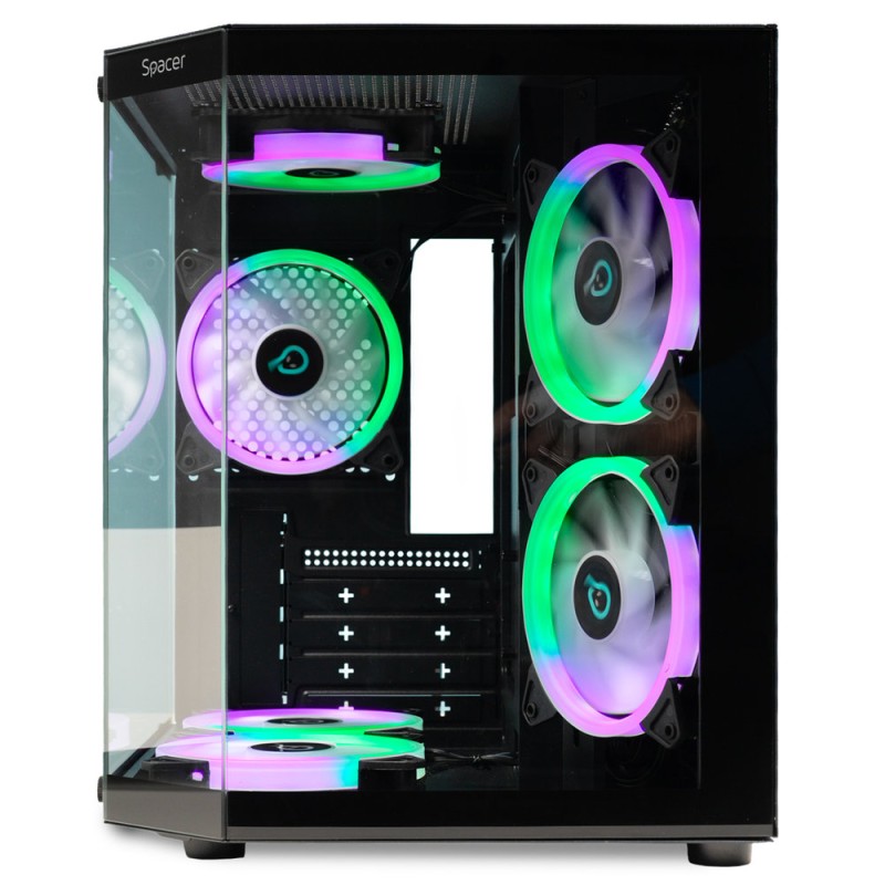 CARCASA  SPACER - gaming, Mini Tower, mATX 