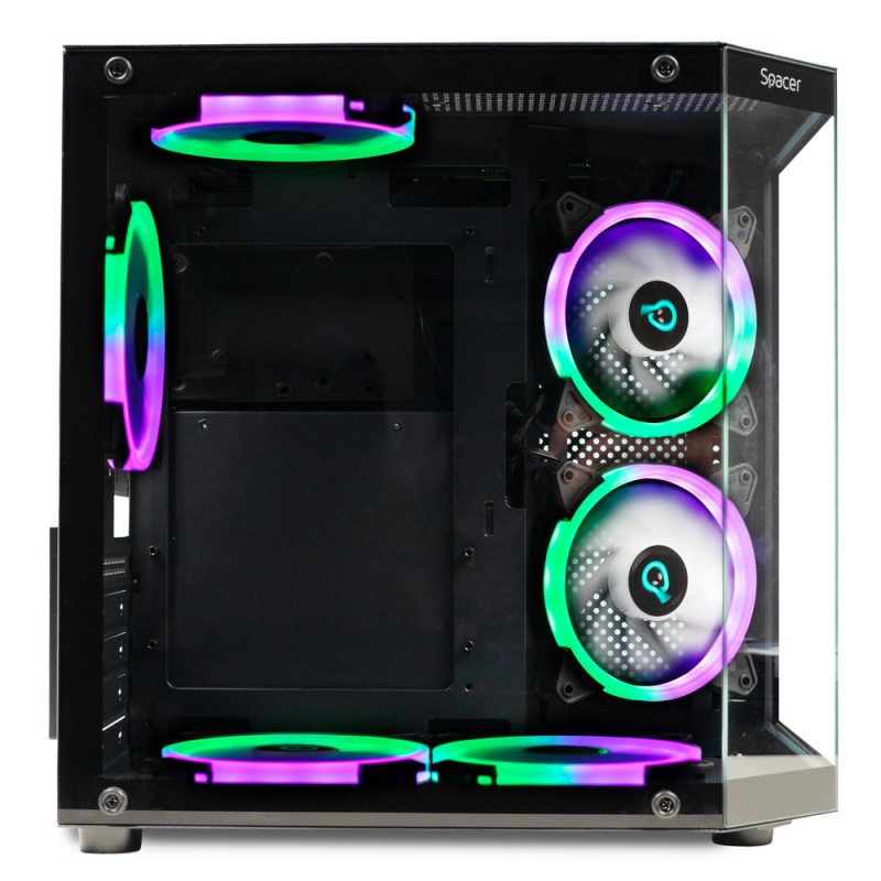 CARCASA  SPACER - gaming, Mini Tower, mATX 