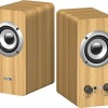 BOXE GENIUS 2.0, RMS: 10W (2 x 5W), bass control, mufa casti, Line-in 3.5mm, pine wood, 