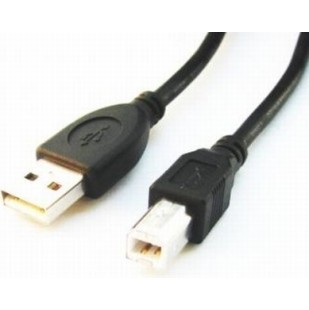 CABLU USB GEMBIRD pt. imprimanta, USB 2.0 (T) la USB 2.0 Type-B (T), 4.5m, conectori auriti, negru, 