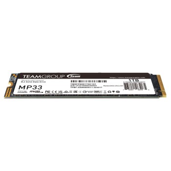 SSD TEAMGROUP MP33, 1TB, PCIe Gen3x4 M.2 2280, 3D TLC NAND NVMe, R/W: 1800/1500 MB/s, 