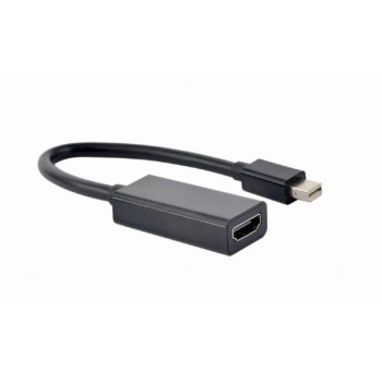 ADAPTOR video SPACER, Mini-DisplayPort (T) la HDMI (M), rezolutie maxima 4K (3840 x 2160) la 30Hz, 0.15m, black,