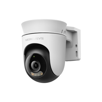 CAMERA IP Mercusys, wireless, cube, pt. exterior IP65, vedere pan tilt 360°, dist. IR 9 m, tip lentila fixa 4 mm, rezolutie 2K, microfon, carcasa metal, slot SD card, 