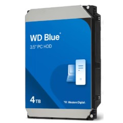 HDD Desktop WD Blue 4TB CMR, 3.5, 128MB, 5400 RPM, SATA 
