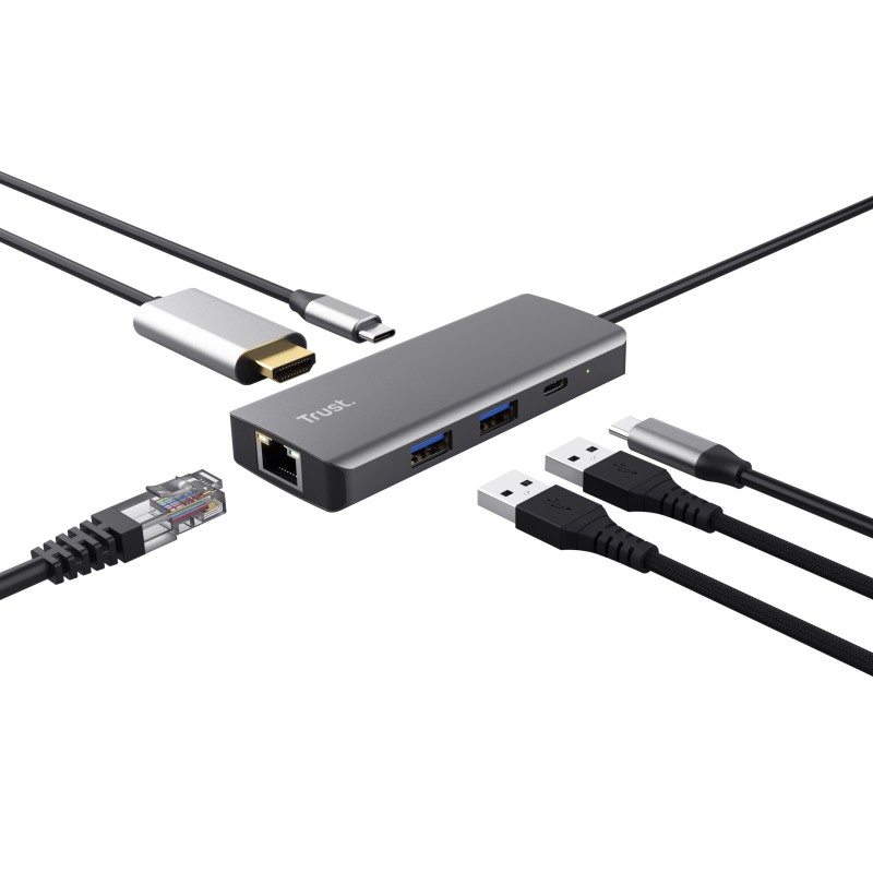 Adaptor Trust Dalyx 6-1, gri 
