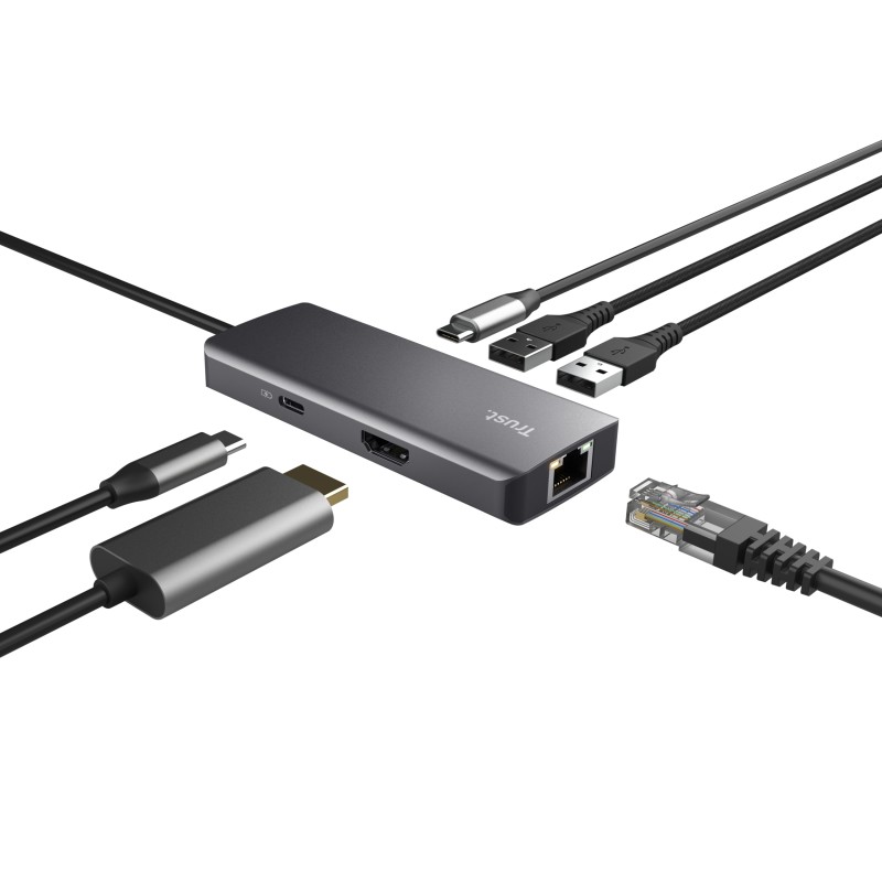 Adaptor Trust Dalyx 6-1, gri 